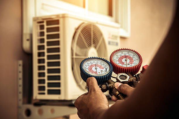 Professional Hvac Installation technician working in Cherry Plain, NY